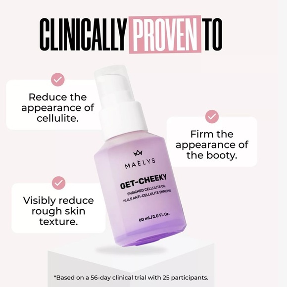 GET-CHEEKY Enriched Cellulite Oil with Brazilian Peppertree + Coconut Oil - Picture 4 of 6